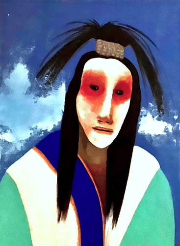 Indian Young Seer / Kızılderili Genc Kahin
50 x 70 cm, Acrylic on canvas, 2023